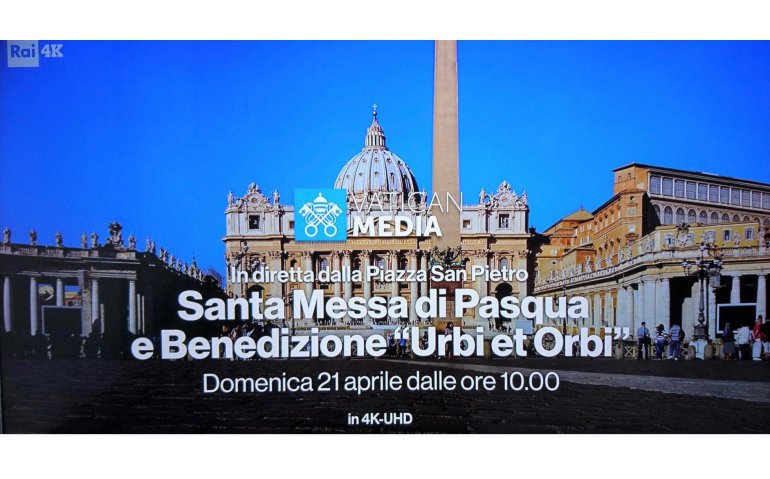 Paus met paasmis en Urbi et Orbi in 4K Ultra HD