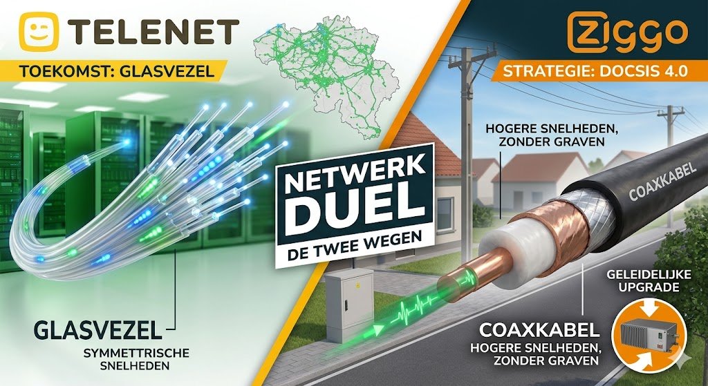Ziggo en Telenet: Twee koersen, één doel, maar een wereld van verschil