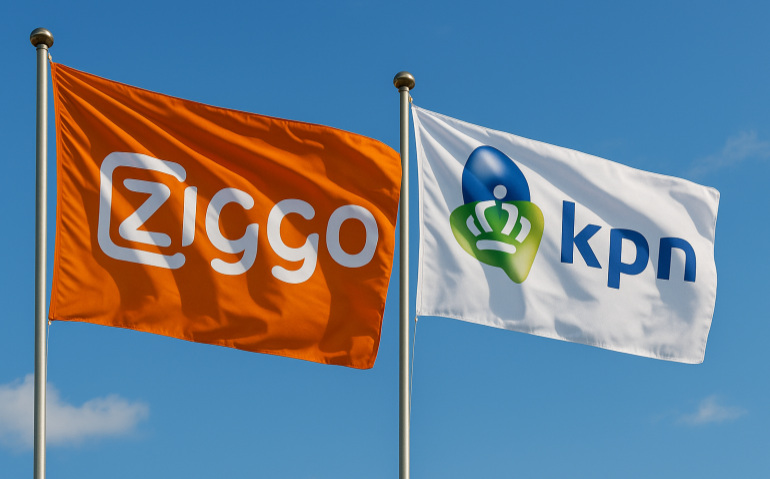 Sterker Ziggo gunstig voor consumenten: concurrentiestrijd KPN houdt welkomstkorting in stand